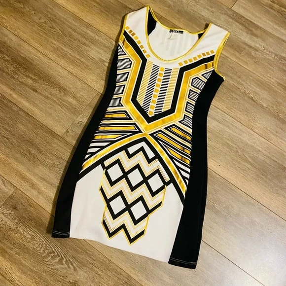 slim fit dress slacks Vintage Long Dress with Aztec Calendar – DESERT MOSS VINTAGE